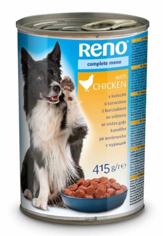 RENO Dog kuřecí, kousky 415 g