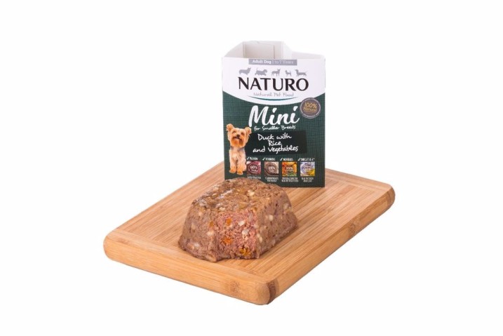 Naturo Dog Adult Mini Duck & Rice, vanička 150 g