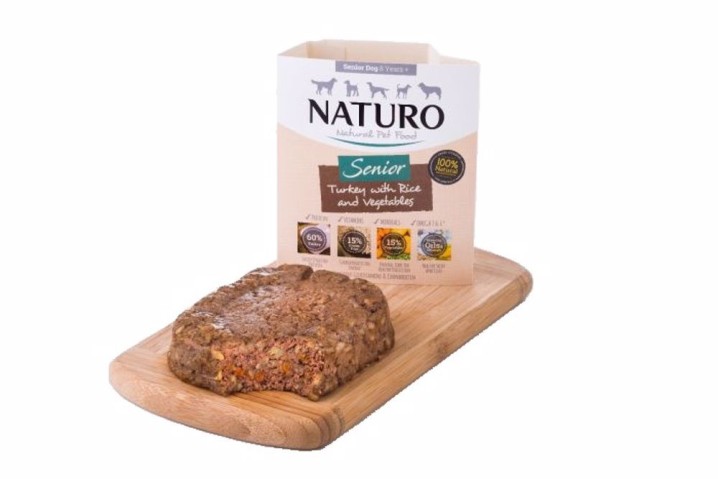 Naturo Dog Senior Turkey & Rice, vanička 400 g